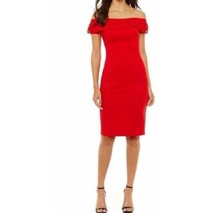 🎉Bisou Bisou Red Pencil Dress